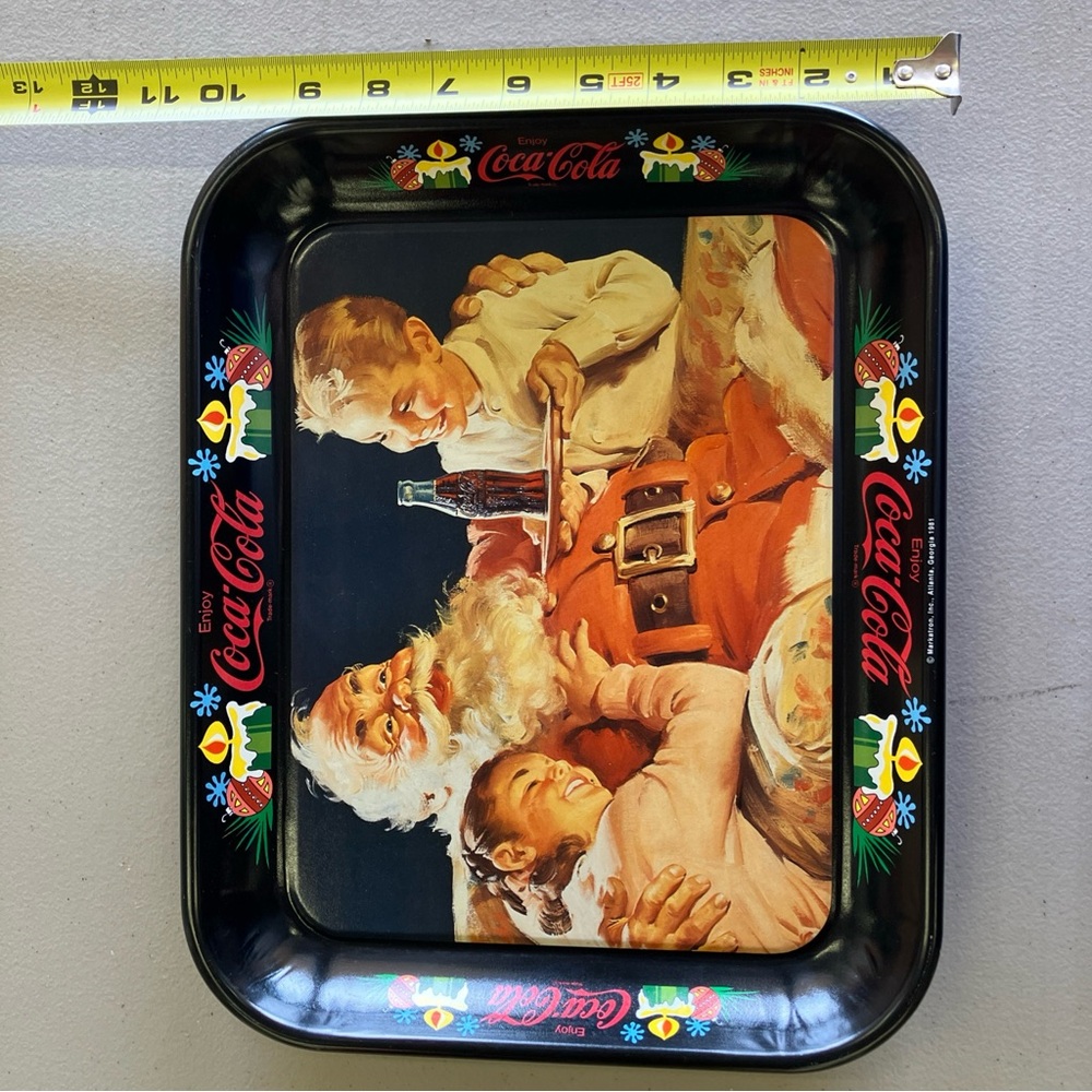 Coca-Cola Santa Claus Decorative Tray